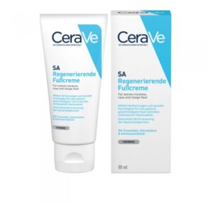 Tube mit regenerierender Fußcreme, die Feuchtigkeit spendet und die Haut glatter macht, 88 ml.